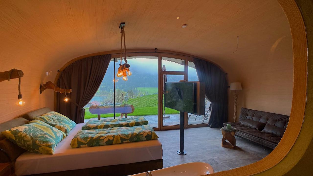 Erdhaeuser Und Apartments Mit Seeblick Und Alleinlage 魏森湖 外观 照片