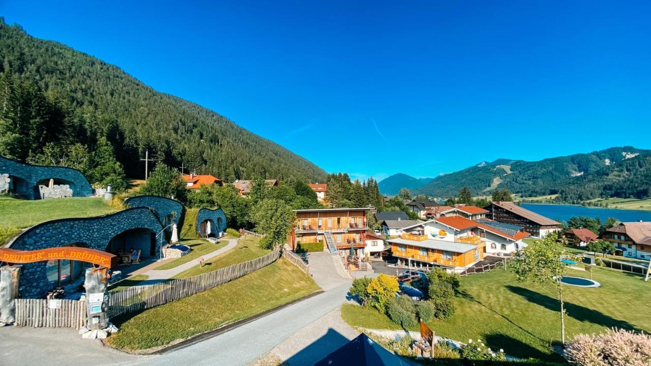 Erdhaeuser Und Apartments Mit Seeblick Und Alleinlage 魏森湖 外观 照片