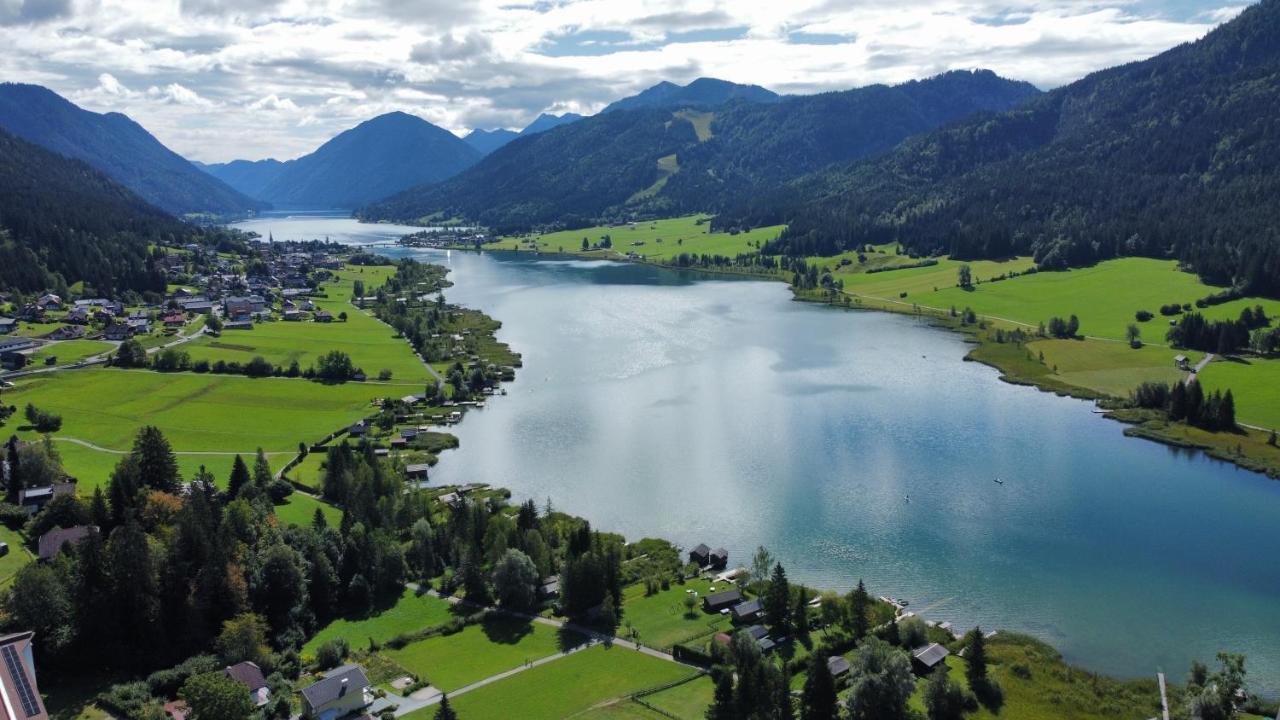 Erdhaeuser Und Apartments Mit Seeblick Und Alleinlage 魏森湖 外观 照片